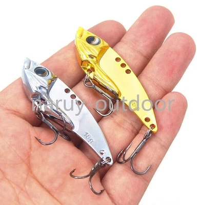 6 Stück Metall Vib Blade Köder Sinking Vibration Baits Vibe Barsch... - Bild 1 von 4