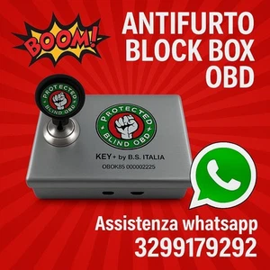 BLOCK BOX ANTIFURTO BLOCKBOX PROTEZIONE PRESA DIAGNOSI BLIND OBD DOPPIA CHIAVE - Foto 1 di 2
