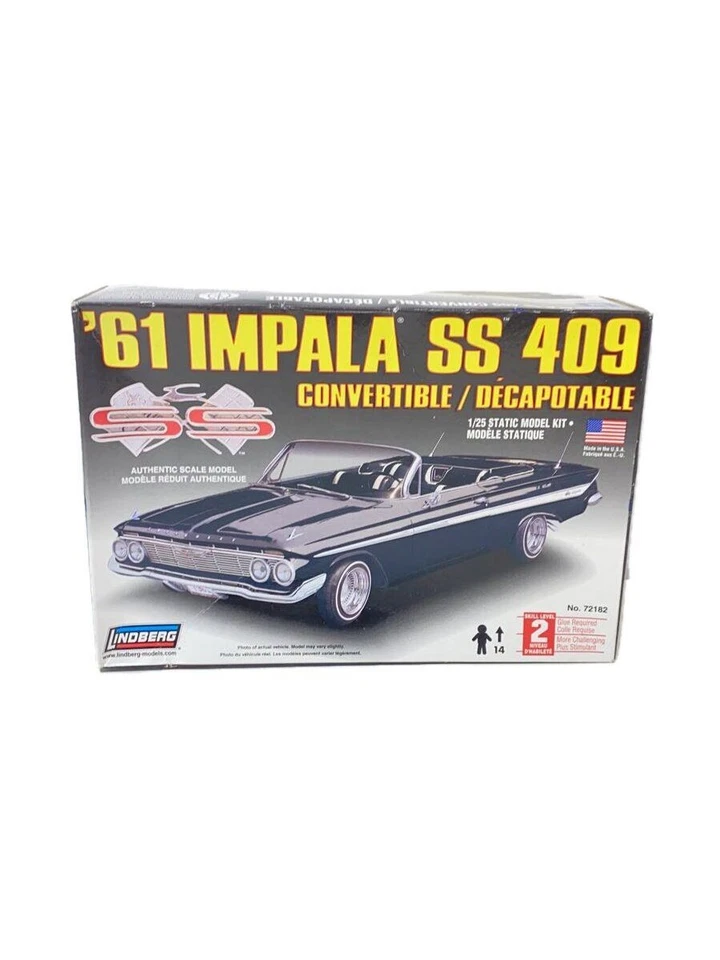 Пластиковая модель автомобиля других брендов 61 IMPALA SS 409 бывшая в употреблении - Изображение 1 из 4