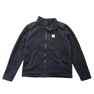 Carhartt Kid’s Full Zip Black Fleece Jacket Medium 8-10 - Picture 1 of 4