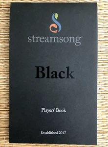 STREAMSONG BLACK Players' Book - Brand New - Yardage Book - See Description - Picture 1 of 10