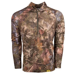 Kings Camo XKG Elevation 1/4 zip Tee Mountain Shadow XKG4206-MS-M - Picture 1 of 1
