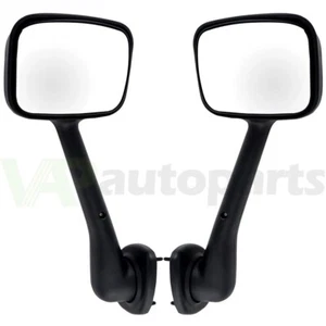 LH+RH Side Black Mirrors Manual+Power Heated Pair For Freightliner Cascadia - Picture 1 of 12