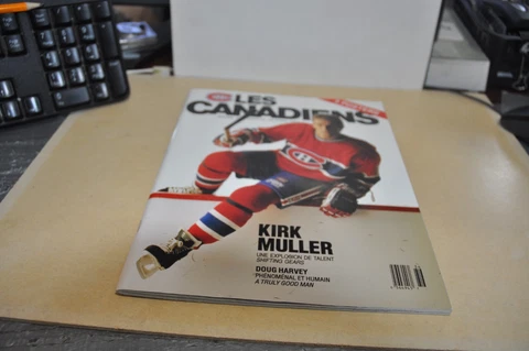 Montreal Canadiens Hockey Magazine 1991 -1992 #3 program kirk muller + poster 1 Cover