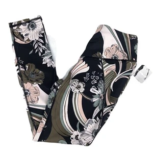 Free People FP Movement High-Rise Wave Crush Leggings Black Combo Size XS - Picture 1 of 8