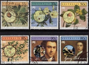 1986 Australia Bicentenario New Holland Cook's Voyage conjunto de 6 bueno a fino usado - Imagen 1 de 1