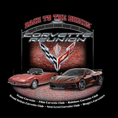 CORVETTE T-Shirt -WOMENS Corvette Reunion Back to the Bricks SIZES SM-2XL *NEW* - Image 1 of 2