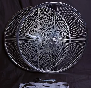 BICYCLE 26" WHEEL 140 SPOKES COASTER BRAKE BEACH CRUISER LOWRIDER BIKES - Picture 1 of 14