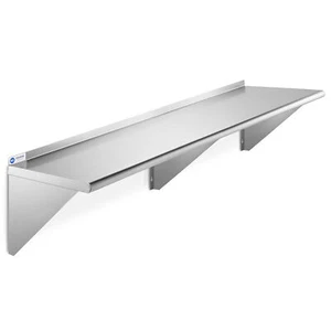 NSF Stainless Steel 12" x 72" Wall Shelf Commercial Kitchen Restaurant Shelving - Picture 1 of 7