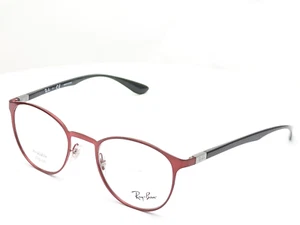 Ray-Ban RB6355 2922 Round Red Bordeaux Unisex Eyeglasses 47mm - Picture 1 of 6