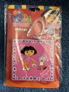 Vintage Dora the Explorer Square Shaped Mirror- 2004 Viacom- New - Picture 1 of 3