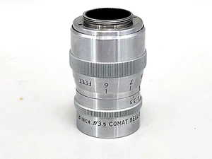 EXC! Vintage Bell & Howell Comat 1.5" 38mm F3.5 Cine Camera Lens  18mm mount USA - Picture 1 of 9