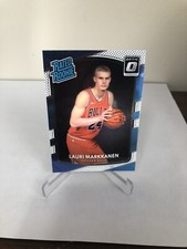 LAURI MARKKANEN 2017-18 Panini Donruss Optic Base Card #159 RC