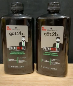Schwarzkopf GOT2B Phenomenal MENS Thickening Shampoo 16.9 oz Lot Of 2 - Picture 1 of 3