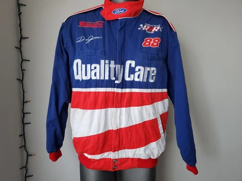 Chase Authentics Nascar Jacket #88 Dale Jarrett Ford Quality Care L Winston Cup Cover