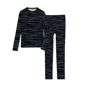 Cuddl Duds Jungen Crew Oberteil Set Gr. XL 16/18 anthrazit - Bild 1 von 3