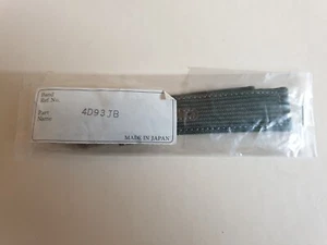 Brandneu Seiko 20 mm dunkelgrün gewebtes Band - Ref. Nein. 4D93JB - Bild 1 von 9