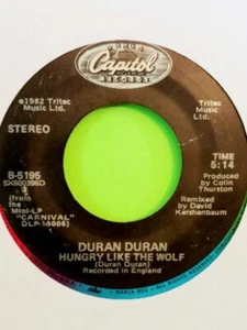 Duran Duran - Hungry Like The Wolf/ Hungry Like The Wolf (Remix) 45. - Picture 1 of 2