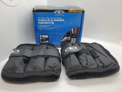 Par de pesos de tornozelo e pulso Athletic Works 5 lb (2,5 lb cada) - Imagem 1 de 2