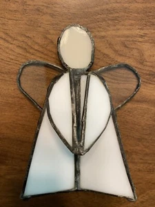 Vintage Handmade Glass Porcelain Standing Christmas Angel Holiday Decoration C12 - Picture 1 of 12