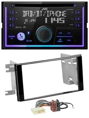 JVC MP3 USB 2DIN DAB Bluetooth CD Autoradio für Subaru Impreza Forester 07-12 - Bild 1 von 4