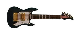 Black Ibenez Electric Guitar 1/12 Scale - Picture 1 of 1