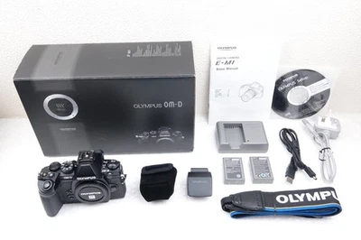 OLYMPUS OM-D E-M1 MIRRORLESS DIGITAL CAMERA BODY - BOXED - 9,893 SHOTS - Image 1 of 4