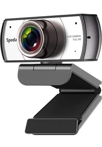 Spedal 120° Wide Angle Webcam Full HD 1080Pwith Microphone for Mac, PC, Laptop - Afbeelding 1 van 12