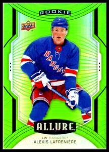 2020-21 Allure Green Quartz #150 Alexis Lafreniere Rookie New York Rangers/99 - Picture 1 of 2