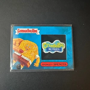 GARBAGE PAIL KIDS  2016 PRIME SLIME TRAHSY TV PATCH "SPONGY SPENCER" - Picture 1 of 3