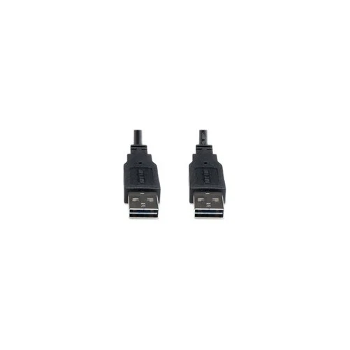 EATON TRIPP LITE SERIES CONNECTIVIT UR020-010 10FT REVERSIBLE USB CABLE M/M USB  - Image 1 of 1