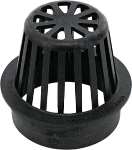 NDS 4" Atrium Grate, Black - Picture 1 of 11
