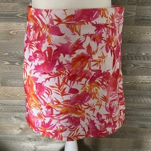 RipSkirt Hawaii Wickelrock Blätterdruck Gr. Large Hawaii rosa orange Rip Rock - Bild 1 von 9