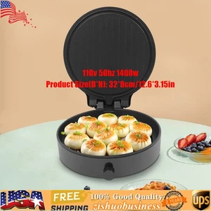 Electric Pancake Maker Pancake Pan BBQ Grill Plate Machine Tool 0-250℃ 110V - Picture 1 of 19