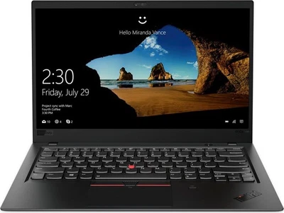 Lenovo ThinkPad X1 Carbon G6 14" Notebook i5-8350U 8GB 256GB SSD BE-AZERTY WIN11 - Bild 1 von 3