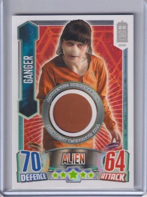 DR DOCTOR WHO TOPPS ALIEN ATTAX 50TH ANNIVERSARY GANGER COSTUME RELIC CARD - Image 1 of 2