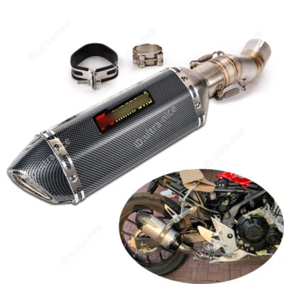 Tubo de escape medio 51 mm silenciador DB Killer Tip para Honda CBR500R CB500F/X 2018-2023 Foto 1 de 4