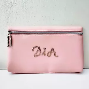 Dior Beauty Pink Makeup Cosmetics Bag / Pouch / Clutch / Case, Large Size, NEW! - Picture 1 of 8