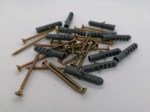 100 tacos de uñas tacos de cintura bajada con tornillo de cabeza bajada (PZ3) montaje de paso 100 mm - Imagen 1 de 3