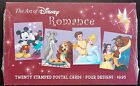 US THE ART OF DISNEY ROMANCE sealed pack of 20 postcards