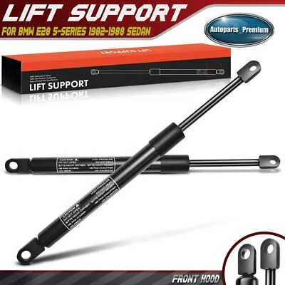 2 piezas soportes de elevación del capó delantero amortiguadores puntales para BMW E28 serie 5 1982-1988 sedán Foto 1 de 4