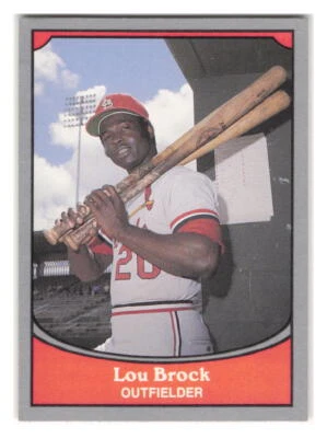 1990 Pacific Legends #12 Lou Brock St. Louis Cardinals - Image 1 of 2