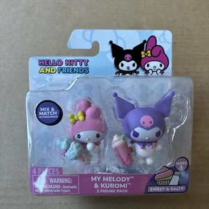 Hello Kitty & Friends Series 1-Sweet & Salty-2”-Kuromi & My Melody-NIP-Jazwares - Picture 1 of 14