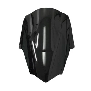 Black Double Bubble Windshield Windscreen for Yamaha FZ1 Fazer 2006 07 08 2015 - Picture 1 of 2