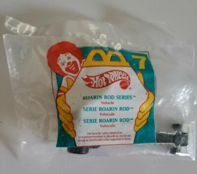 Vintage - McDonald's Happy Meal Toy Hot Wheels - ROARIN ROD SERIES #7 Sealed  - Image 1 of 2