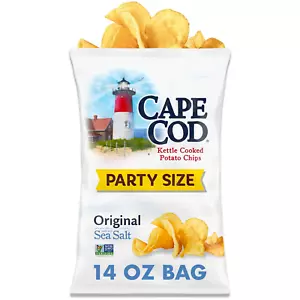 Cape Cod Potato Chips, Original Kettle Chips, 14 oz Party Size - Picture 1 of 11