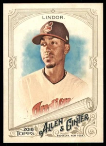 Topps Allen & Ginter #210 2018 Francisco Lindor - Imagen 1 de 2