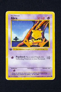 Abra 43/102 Shadowless 1st Edition 1999 - Picture 1 of 2