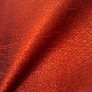 15 YARD SET KUPFER PENNY KUNSTSEIDE DUPIONI STOFF 58 ZOLL KUPFERZIEGEL BATINA - Bild 1 von 7