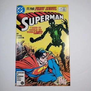 DC Comics Superman vol 2 #1 VF/NM 1987 Key Issue Origin of Metallo John Byrne - Picture 1 of 8